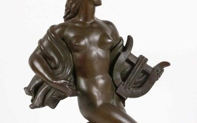 Wheeler Williams, Bronze, Nude Woman with Lyre