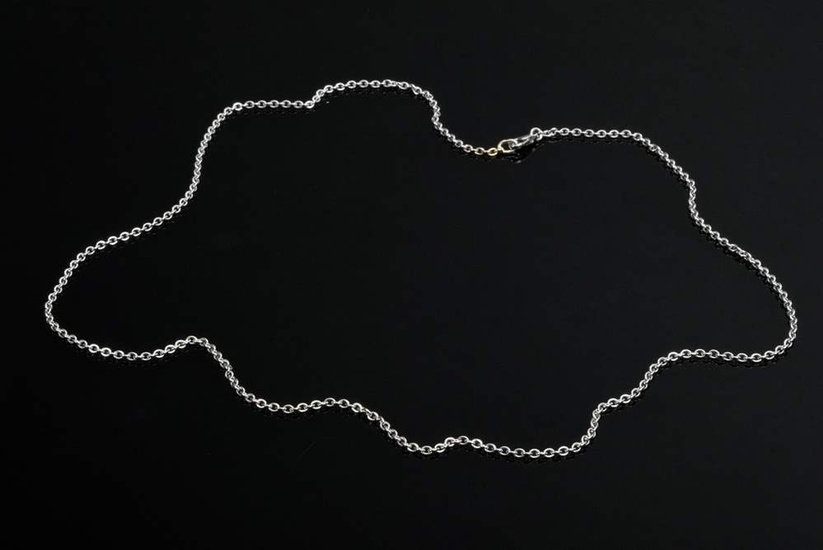 White gold 750 link chain, 6.1g, l. 50.5cm