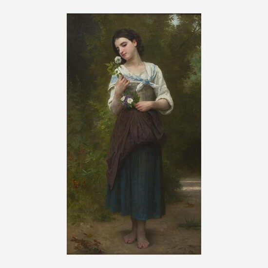 William-Adolphe Bouguereau (French, 1825–1905) La Fleur Préférée (also known as