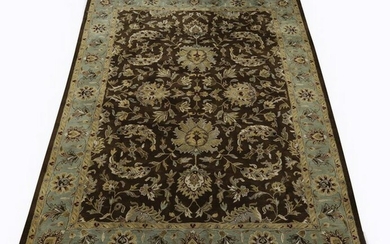 Wool Oushak style rug, 14 x 10