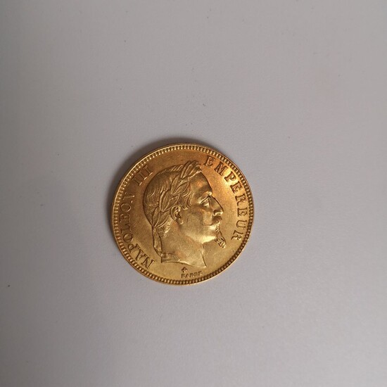 1 piece de 100 Francs or, Napoléon III, 1867... - Lot 59 - Paris Enchères - Collin du Bocage