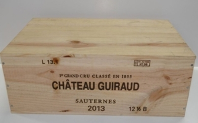 12 Demi Btles Château Guiraud 2013 1er CC Sauterne…