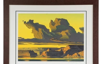 Ed Mell. "Golden Light, Lake Powell"