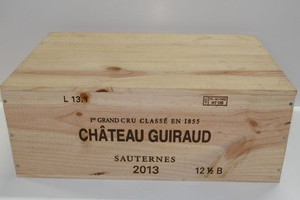 12 Demi Btles Château Guiraud 2013 1er CC Sauterne…