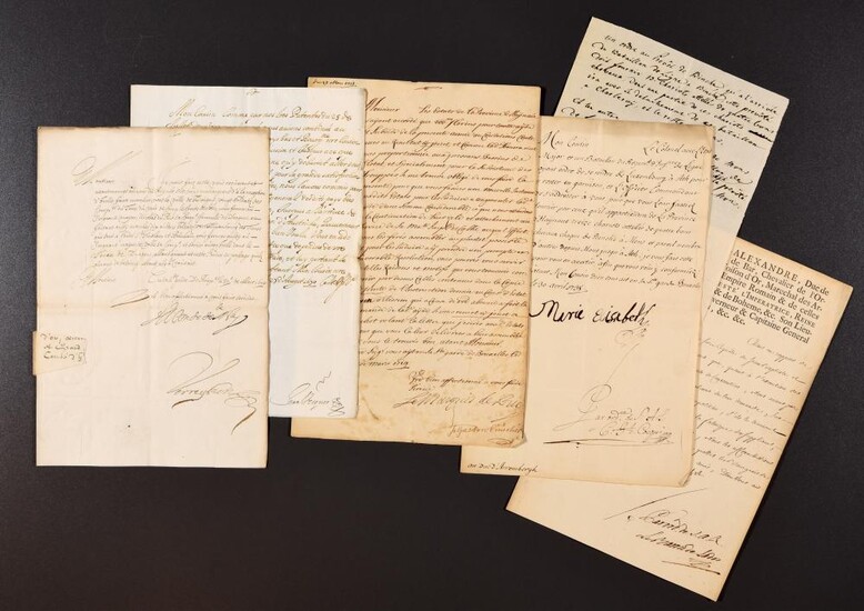 13 letters relating to the government of the Habsburg Netherlands.
