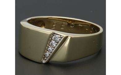 14 kt. Gold - Ring - 0.04 ct Diamond