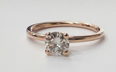 14 kt. Pink gold - Ring - 0.64 ct Diamond