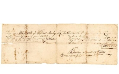 1755 Soldiers Payment for Exped'n to Nova Scotia