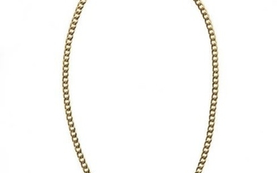 18kt yellow gold, emerald and diamond collier