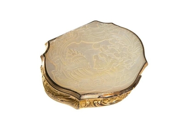 18th C EUROPEAN MOTHER OF PEARL SNUFF BOX