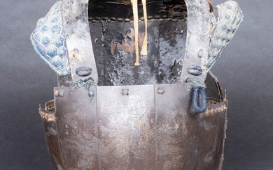 18th c. Japanese Samurai Armor Edo Period Damascus Steel