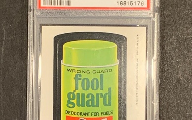 1977 Topps Wacky Packages 16th Series Fool Guard PSA 7...