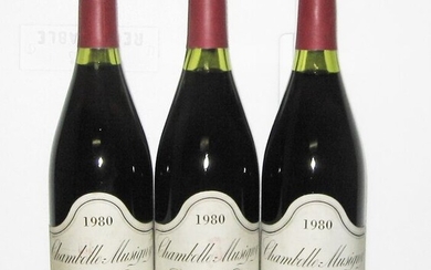1980 Chambolle-Musigny "Les Hauts Doix" - Domaine Bernadette Peirazeau-Groffier - Bourgogne - 3 Bottles (0.75L)