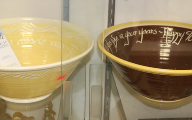 (2) H. Shadron Pottery Bowls