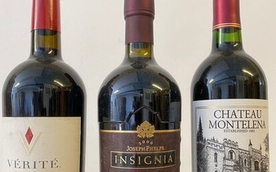 2000 Napa Bordeaux Blend; Verite Le Desir, Joseph Phelps Vineyards Insignia &- Napa & Sonoma - 3 Bottle (0.75L)