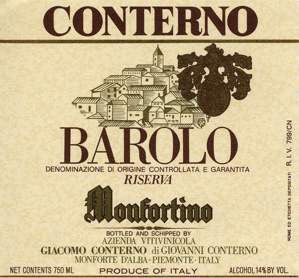 2006 Barolo Riserva, Monfortino, Giacomo Conterno (1.5L)