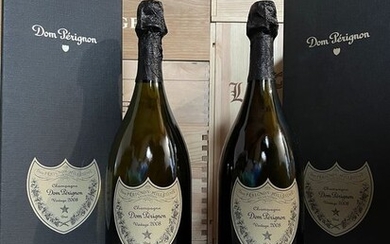 2008 Dom Pérignon Vintage - Champagne Brut - 2 Bottles (0.75L)
