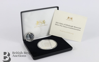 2021 fine Duke of Edinburgh Memorial 5oz sterling silver...