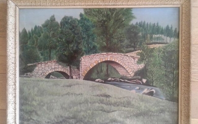 Jules Victor Verdier (1862 1926) "Paysage au Pont"…