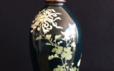 HATTORI OTOGORO - Vase - Cloisonne enamel - Japan - Meiji period (1868-1912)