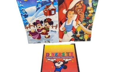 3 Christmas & Mickey Disney Cast Member Newsletters