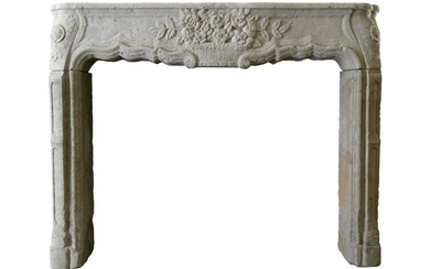 Dated from the 18th century, Regency stone firep…