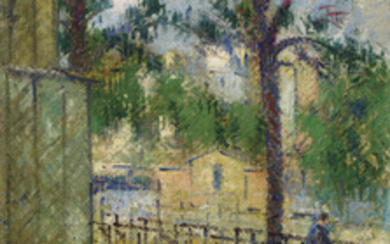 Gustave Loiseau (1865-1935), Vue prise de ma fenêtre, quai d'Anjou