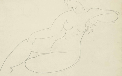 Tamara de Lempicka (1898-1980), Nu assis