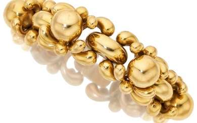 55159: Gold Bracelet Metal: 18k gold Weight: 95.40 gra