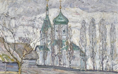 CHURCH IN THE SNOW, Abraham Manievich