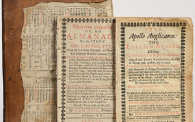 Almanacks, Two Examples: 1726 and 1733.