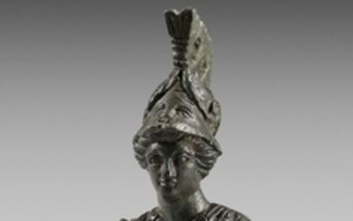 Art romain, vers le IIe-IIIe siècle Buste d'Athéna Pallas