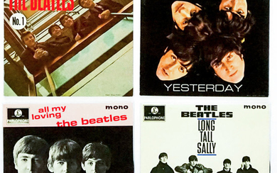 The Beatles (4) 45 RPM Records