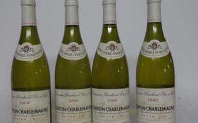 4 bouteilles CORTON-CHARLEMAGNE, Domaine Bouchard P&F 2000 360-400 Sold for...