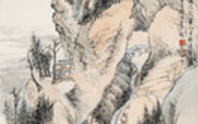 CHENG JIEZI (1910-1987), Landscape after Wang Hui