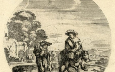 Della Bella, Coppia di viandanti, 1656
