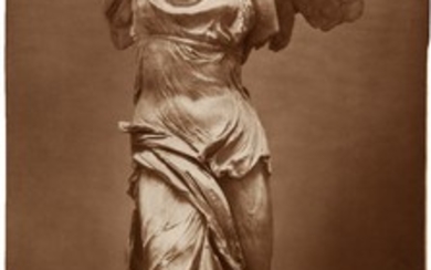 ÉDOUARD-DENIS BALDUS (1813-1889), The Winged Victory of Samothrace, Louvre, Paris, c. 1855