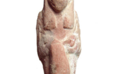 Egyptian terracotta reis ushabti, 3rd Intermediate Period