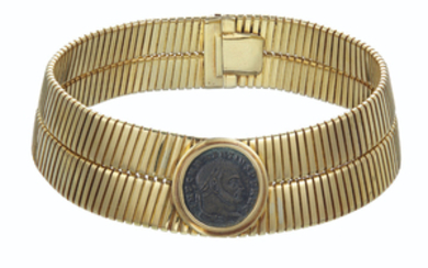 GOLD AND ANCIENT COIN 'TUBOGAS' NECKLACE, BULGARI