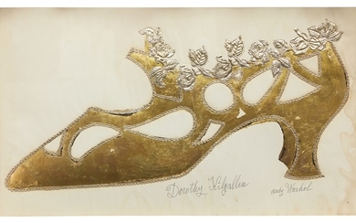 GOLDEN SHOE (DOROTHY KILGALLEN), Andy Warhol