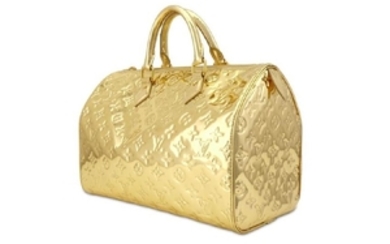 Louis Vuitton Limited Edition Gold Speedy Monogram