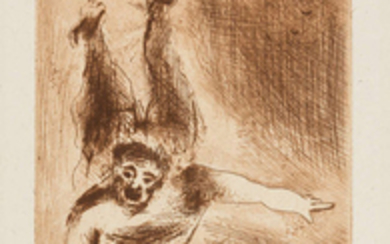 Marc Chagall (1887-1985) Le Colère II from Sept Péchés capitaux (Seven Deadly Sins) (K 59)
