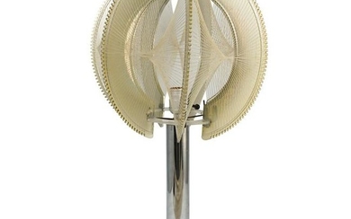 Paul Secon Style Lucite String Art Lamp