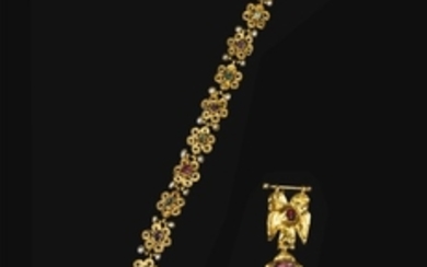 A rare jewelled gold pectoral cross, Georgian, 17th century
