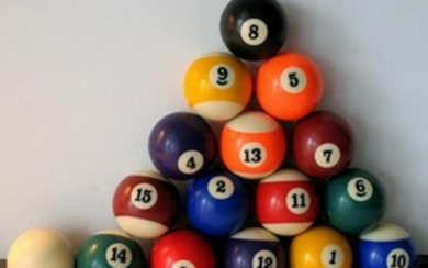 Vintage Billiard Balls