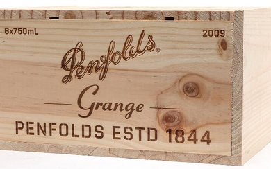 6 bts. Penfolds “Grange”, South Australia 2009 A (hf/in). Owc.