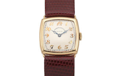 Vacheron & Constantin. A lady's 18K gold manual wind wristwatch