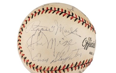 A 1939 St. Louis Cardinals Team Signed Autograph Baseball (JSA Letter of Authenticity)
