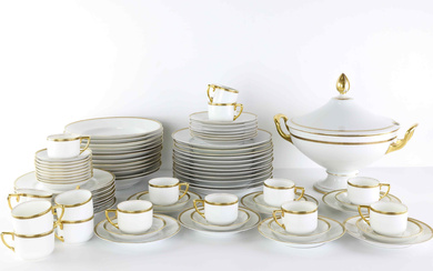A 78 piece tableware set by Isolde Rosenthal, Bavaria, mid 20th century.
