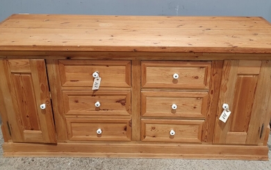 A BALTIC PINE SIDEBOARD